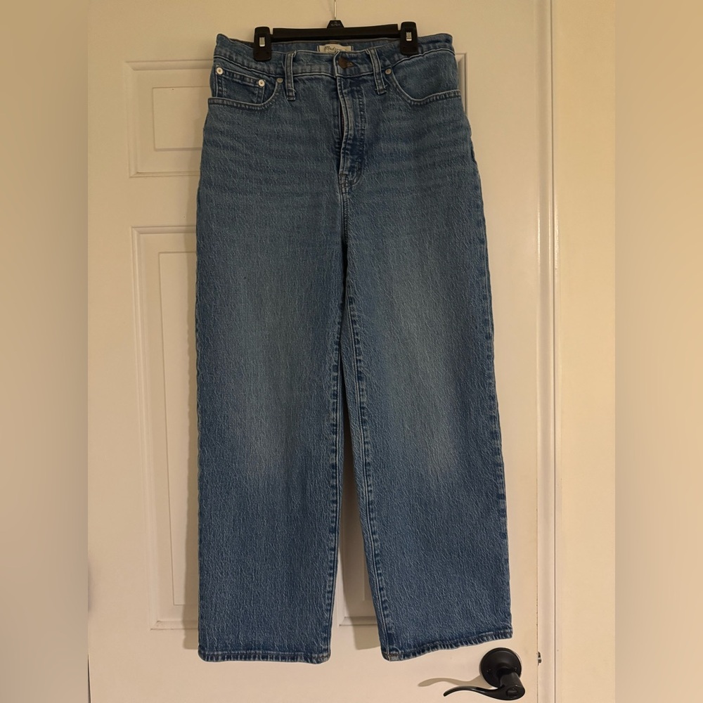 Madewell Women's The Perfect Vintage Wide-Leg Crop Jean